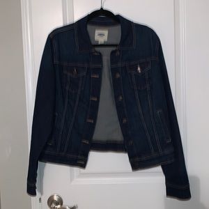 Old Navy dark denim jacket Ladies Large